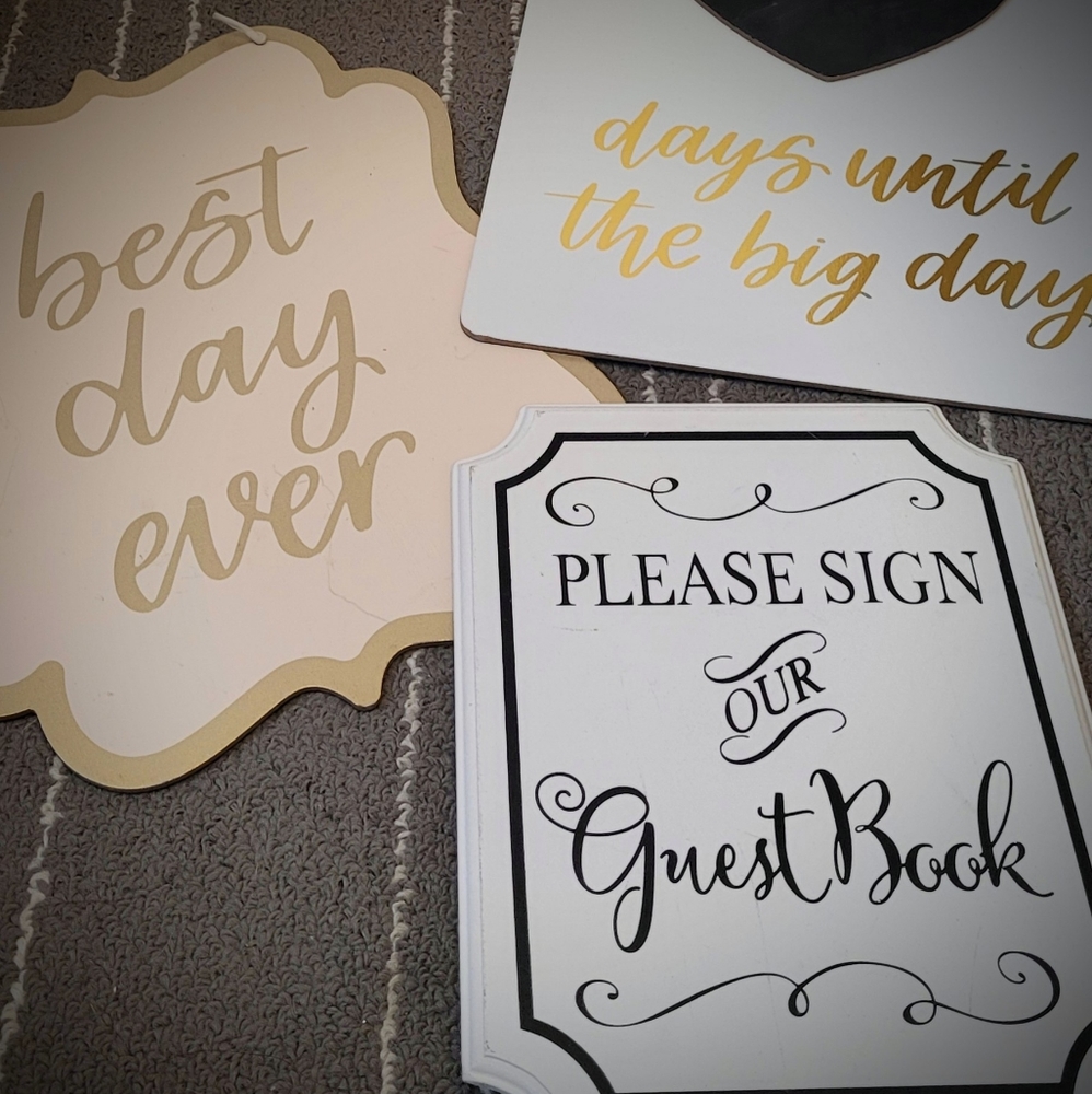 Wedding ceremony signs Bundle